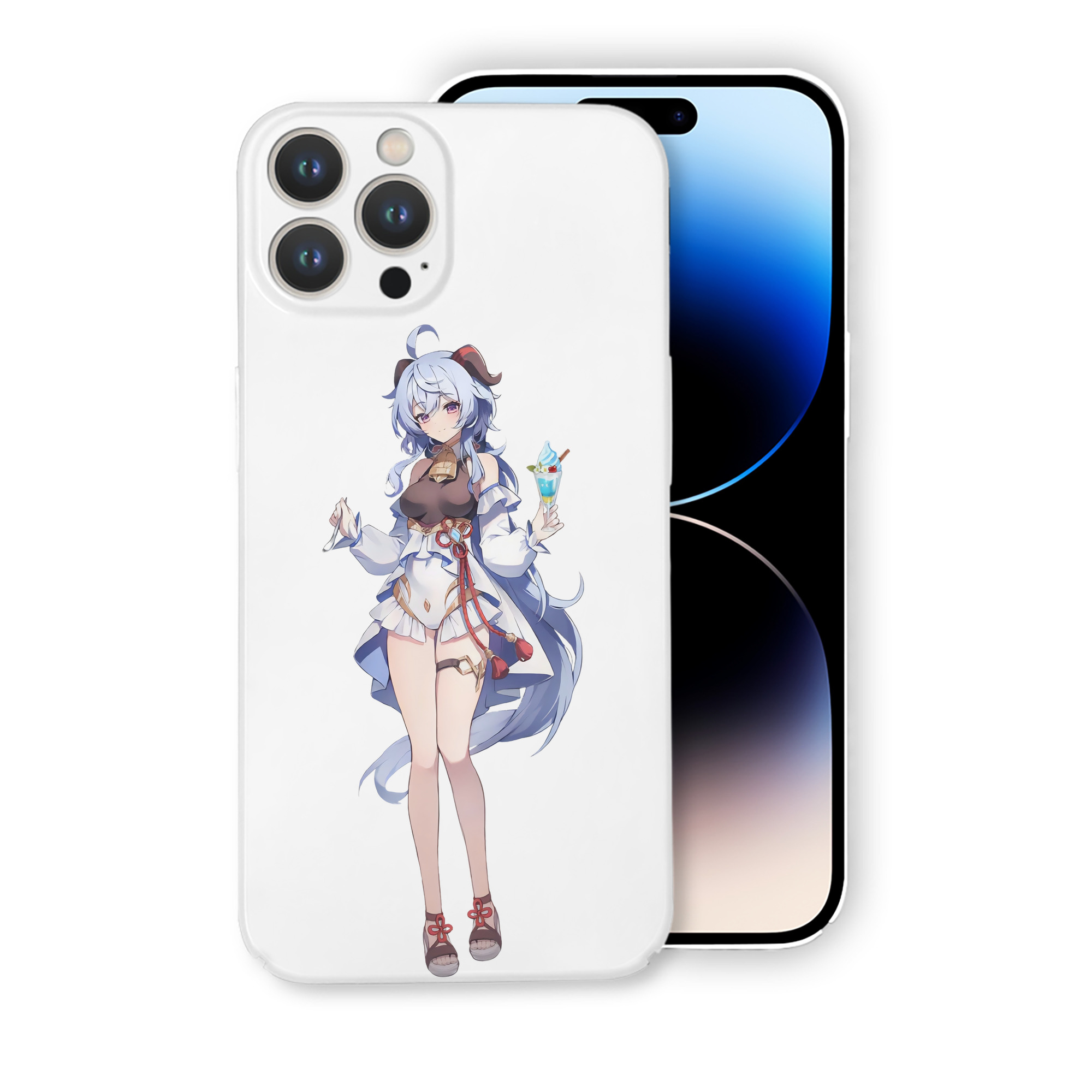 げんし神 甘雨 かんう genshin Ganyu 【iPhone 14シリーズ対応】ハードケース